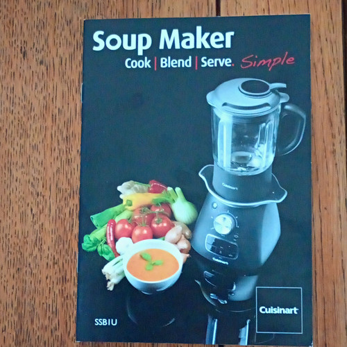 Cuisinart soup maker ssb1u - soup,